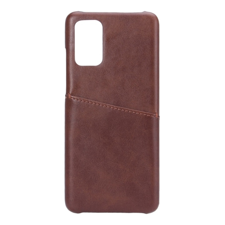 ONSALA Mobile Cover Brown with Cardpocket Samsung Galaxy S20 Plus in de groep SMARTPHONE & TABLETS / Mobielbescherming / Samsung bij TP E-commerce Nordic AB (38-91095)