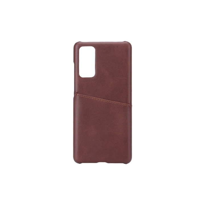 ONSALA Mobile Cover Brown with Cardpocket Samsung S20FE in de groep SMARTPHONE & TABLETS / Mobielbescherming / Samsung bij TP E-commerce Nordic AB (38-91097)