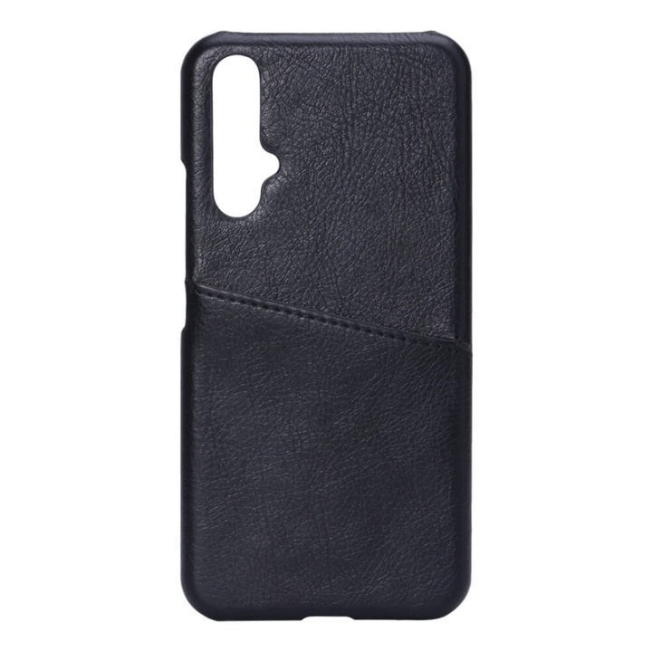 ONSALA Mobile Cover Black with Cardpocket Huawei Nova 5T in de groep SMARTPHONE & TABLETS / Mobielbescherming / Huawei bij TP E-commerce Nordic AB (38-91098)