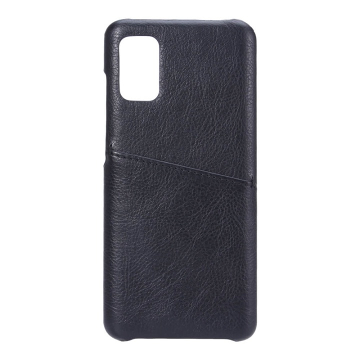ONSALA Mobile Cover Black with Cardpocket Samsung Galaxy A41 in de groep SMARTPHONE & TABLETS / Mobielbescherming / Samsung bij TP E-commerce Nordic AB (38-91110)