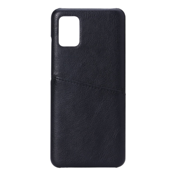 ONSALA Mobile Cover Black with Cardpocket Samsung Galaxy A51 in de groep SMARTPHONE & TABLETS / Mobielbescherming / Samsung bij TP E-commerce Nordic AB (38-91111)
