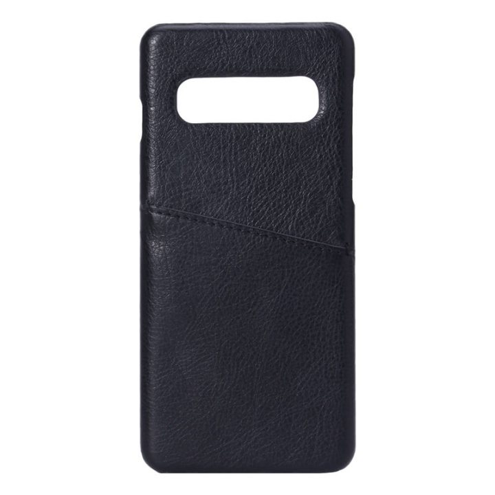 ONSALA Mobile Cover Black with Cardpocket Samsung Galaxy S10 in de groep SMARTPHONE & TABLETS / Mobielbescherming / Samsung bij TP E-commerce Nordic AB (38-91114)