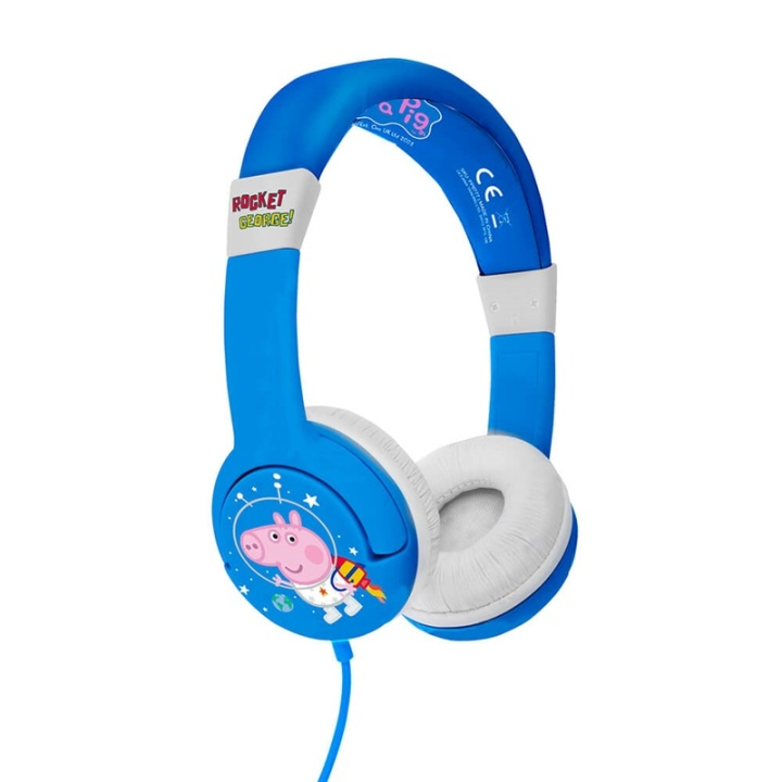 PEPPA PIG Headphone Junior On-Ear 85dB George Rocket in de groep HOME ELECTRONICS / Audio & Beeld / Koptelefoon & Accessoires / Koptelefoon bij TP E-commerce Nordic AB (38-91138)