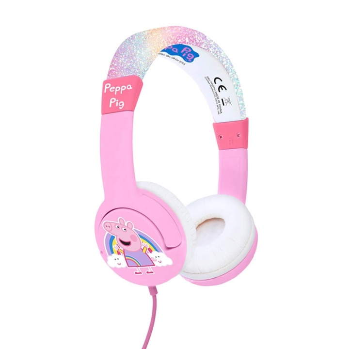 PEPPA PIG Headphone Junior On-Ear 85dB Prinsessan Peppa in de groep HOME ELECTRONICS / Audio & Beeld / Koptelefoon & Accessoires / Koptelefoon bij TP E-commerce Nordic AB (38-91140)