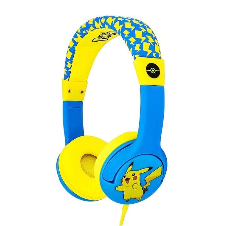 POKÉMON Headphones Junior On-Ear 85dB Pikachu in de groep HOME ELECTRONICS / Audio & Beeld / Koptelefoon & Accessoires / Koptelefoon bij TP E-commerce Nordic AB (38-91151)