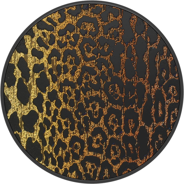 POPSOCKETS Embossed Metal Leopard Removable Grip with Standfunction LUXE in de groep SMARTPHONE & TABLETS / Overige accessoires / Popsockets bij TP E-commerce Nordic AB (38-91182)