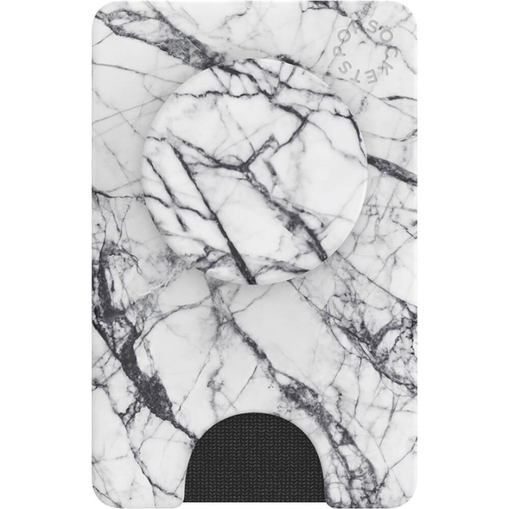 POPSOCKETS Wallet Dove White Marble Removable Grip and PopWallet+ in de groep SMARTPHONE & TABLETS / Overige accessoires / PopWallet bij TP E-commerce Nordic AB (38-91259)