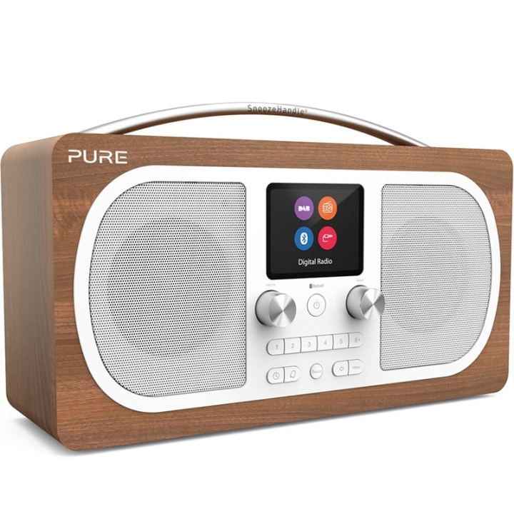 PURE FM/DAB/DAB+ Evoke H6, Walnut in de groep HOME ELECTRONICS / Audio & Beeld / Thuisbioscoop, Hifi en Draagbaar / Radio & Wekkers / Draadloze audiozender bij TP E-commerce Nordic AB (38-91274)