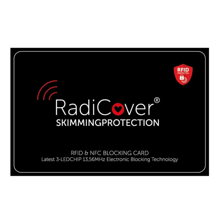 RADICOVER Skim-Block card 3-Led RFID NFC Skimmingprotection in de groep SPORT, VRIJE TIJD & HOBBY / Accessoires / RFID bij TP E-commerce Nordic AB (38-91277)