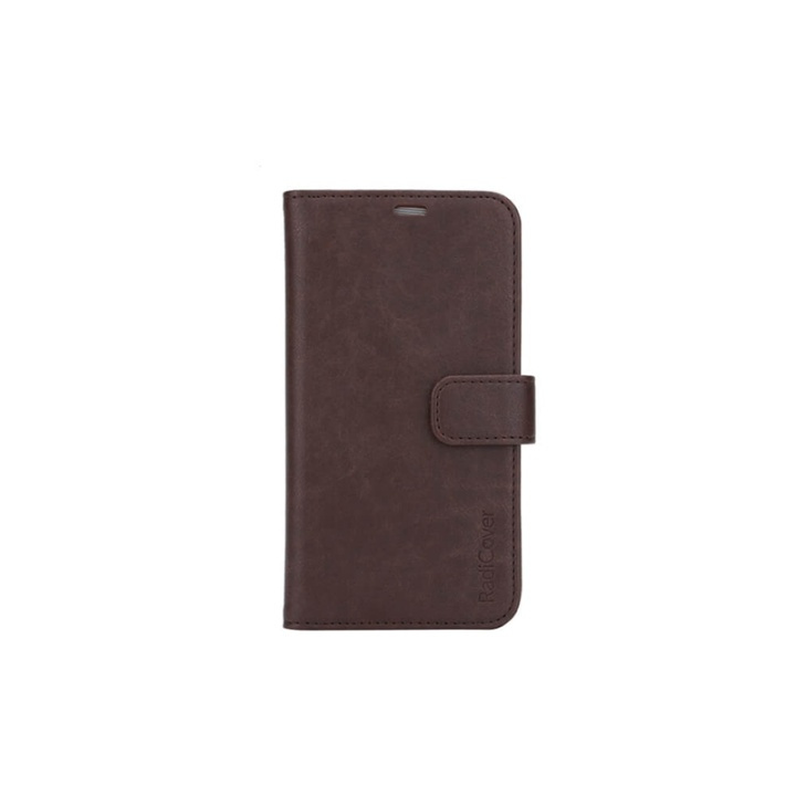 RADICOVER Radiation protected Mobilewallet PU iPhone 11 PRO MAX Flipcover Brown in de groep SMARTPHONE & TABLETS / Mobielbescherming / Apple / iPhone 11 Pro Max / Wallet Case bij TP E-commerce Nordic AB (38-91289)