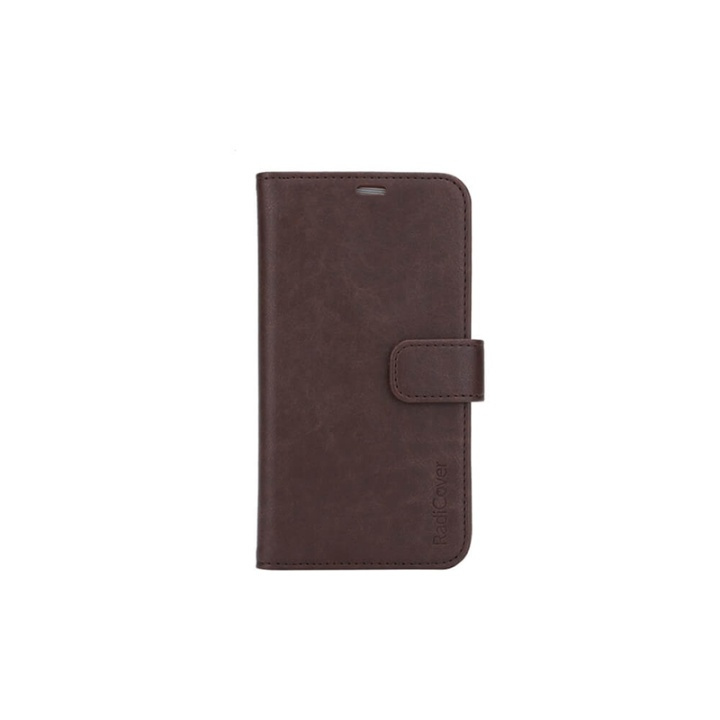 Radicover Stralingsbescherming Portemonnee Hoesje PU iPhone 11 Pro Max Flipcover Bruin 3-Led RFID in de groep SMARTPHONE & TABLETS / Mobielbescherming / Apple / iPhone 11 Pro Max / Wallet Case bij TP E-commerce Nordic AB (38-91289)