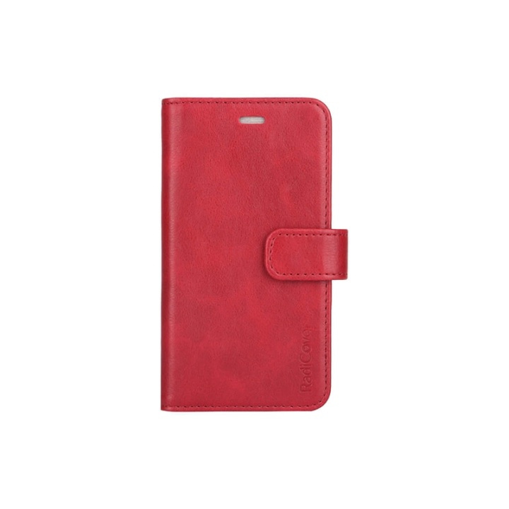 RADICOVER Radiationprotected Mobilewallet PU iPhone 6/7/8/SE Flipcover Red in de groep SMARTPHONE & TABLETS / Mobielbescherming / Apple / iPhone 6/6S / Wallet Case bij TP E-commerce Nordic AB (38-91297)