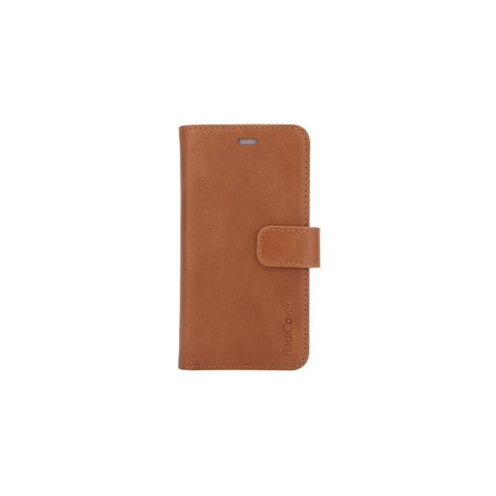 RADICOVER Radiation protected Mobilewallet Leather iPhone 6/7/8/SE 2in1 Magnetcover Brown in de groep SMARTPHONE & TABLETS / Mobielbescherming / Apple / iPhone 6/6S / Wallet Case bij TP E-commerce Nordic AB (38-91320)