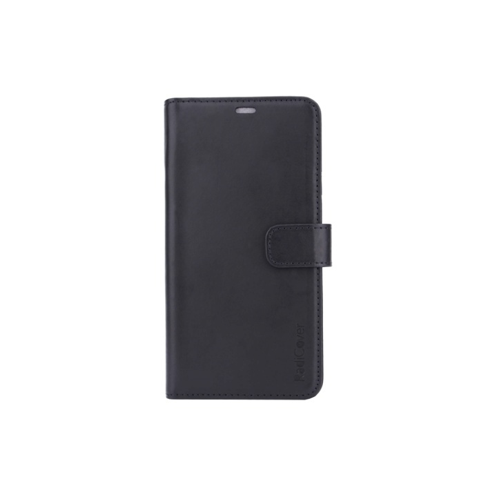 RADICOVER Radiation protected Mobilewallet Leather iPhone XS MAX 2in1 Magnetcover Black in de groep SMARTPHONE & TABLETS / Mobielbescherming / Apple / iPhone XS Max / Wallet Case bij TP E-commerce Nordic AB (38-91326)