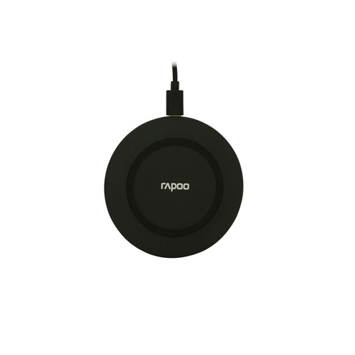 RAPOO Charger QI XC140 Wireless Charging Pad in de groep SMARTPHONE & TABLETS / Opladers & Kabels / Draadloze Qi-oplader bij TP E-commerce Nordic AB (38-91341)