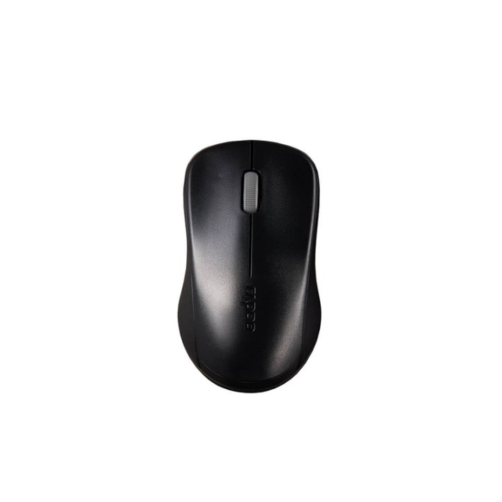 RAPOO Mice 1620 2.4 GHz Wireless Optical Black in de groep COMPUTERS & RANDAPPARATUUR / Muizen en toetsenborden / Muizen / Draadloos bij TP E-commerce Nordic AB (38-91345)