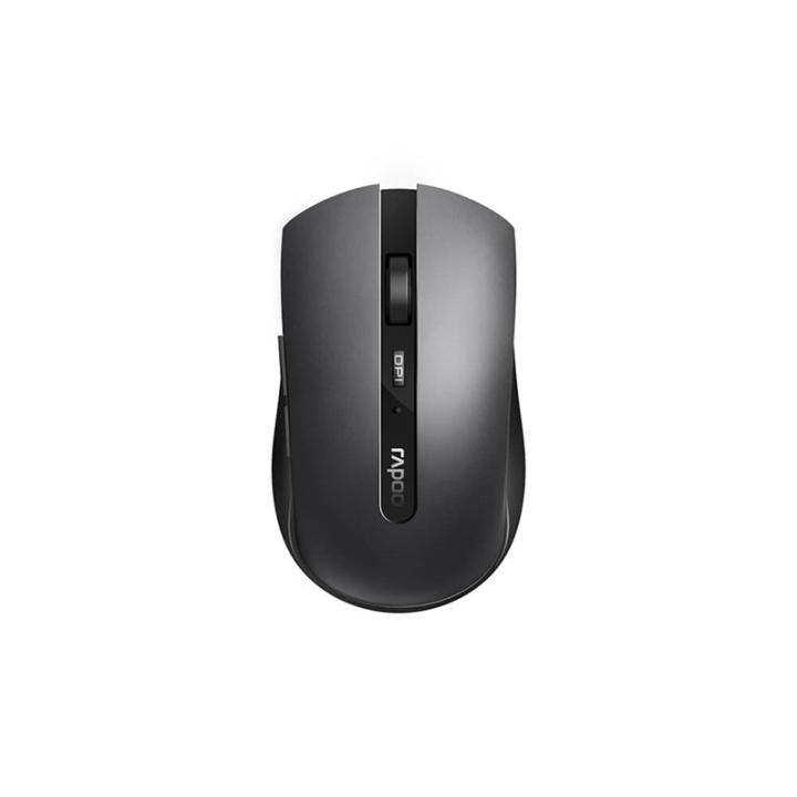 RAPOO Mice 7200M Multi-Mode Wireless Optical Darkgrey in de groep COMPUTERS & RANDAPPARATUUR / Muizen en toetsenborden / Muizen / Draadloos bij TP E-commerce Nordic AB (38-91346)