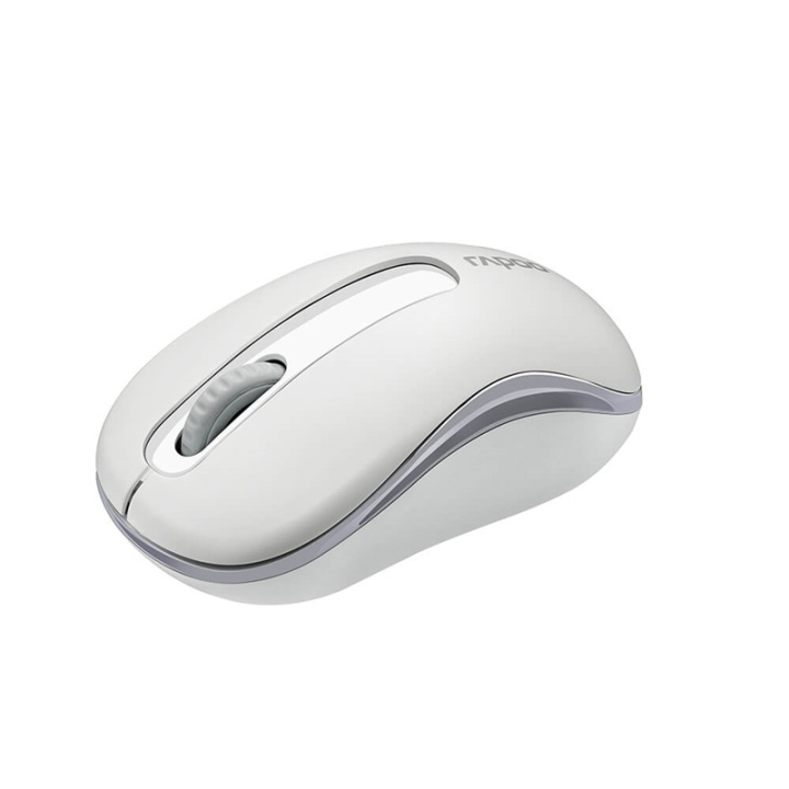 RAPOO Mice M10+ 2.4 GHz Wireless Optical White in de groep COMPUTERS & RANDAPPARATUUR / Muizen en toetsenborden / Muizen / Draadloos bij TP E-commerce Nordic AB (38-91351)