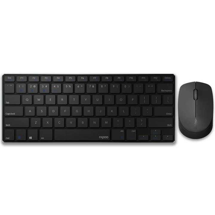 RAPOO Keyboard/Mice Set 9000M Multi-Mode Wireless Black in de groep COMPUTERS & RANDAPPARATUUR / Muizen en toetsenborden / Toetsenborden / Pakket bij TP E-commerce Nordic AB (38-91371)