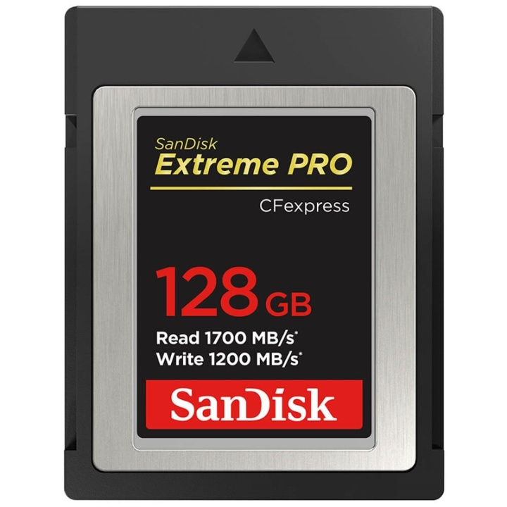 SANDISK Cfexpress Extreme PRO 128GB 1700MB/s 1200MB/s in de groep HOME ELECTRONICS / Opslagmedia / Geheugenkaarten / CFExpress bij TP E-commerce Nordic AB (38-91396)