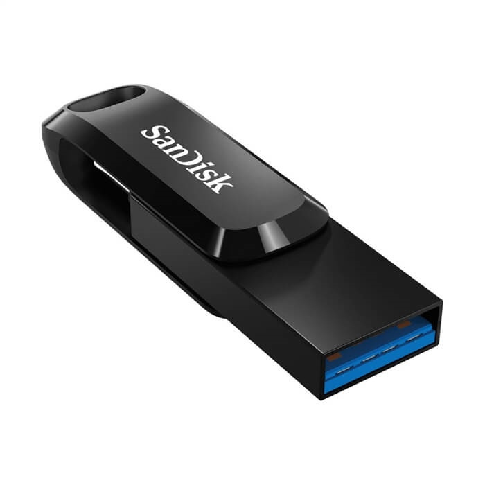 SANDISK USB Dual Drive Go Ultra 256GB, USB-C & USB 3.1 in de groep HOME ELECTRONICS / Opslagmedia / USB-geheugen / USB 3.1 bij TP E-commerce Nordic AB (38-91423)
