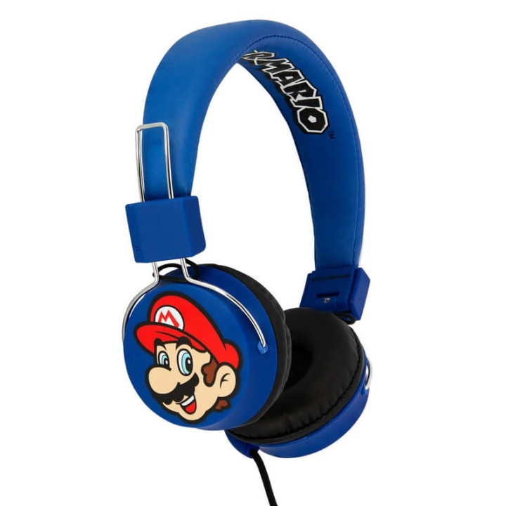 SUPER MARIO Headphone Tween On-Ear 100dB Mario & Luigi in de groep HOME ELECTRONICS / Audio & Beeld / Koptelefoon & Accessoires / Koptelefoon bij TP E-commerce Nordic AB (38-91498)