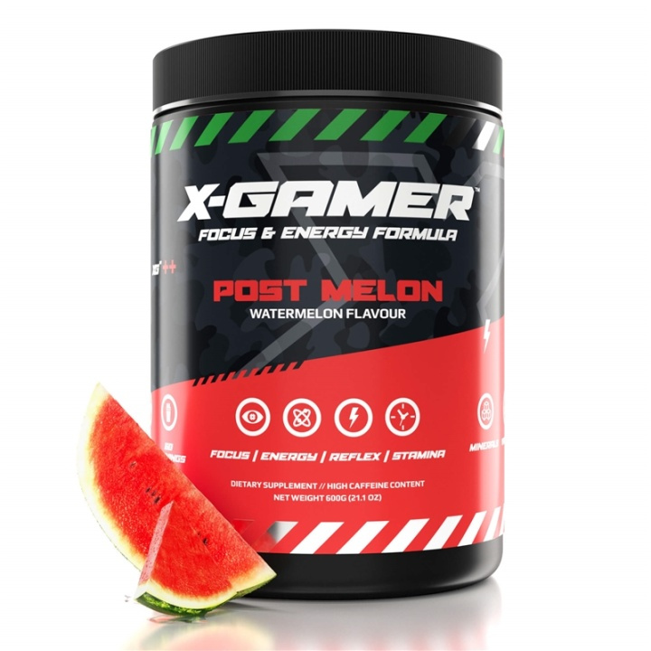 X-GAMER X-Tubz Post Melon 600g in de groep COMPUTERS & RANDAPPARATUUR / GAMING / Energiedrankjes voor gamers bij TP E-commerce Nordic AB (38-91535)