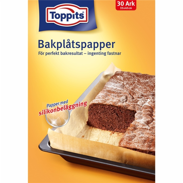 Toppits Bakplåtspapper Ark 33X45cm 30a in de groep HUISHOUDEN & TUIN / Keukengerei / Overige keukengereedschap bij TP E-commerce Nordic AB (38-91642)