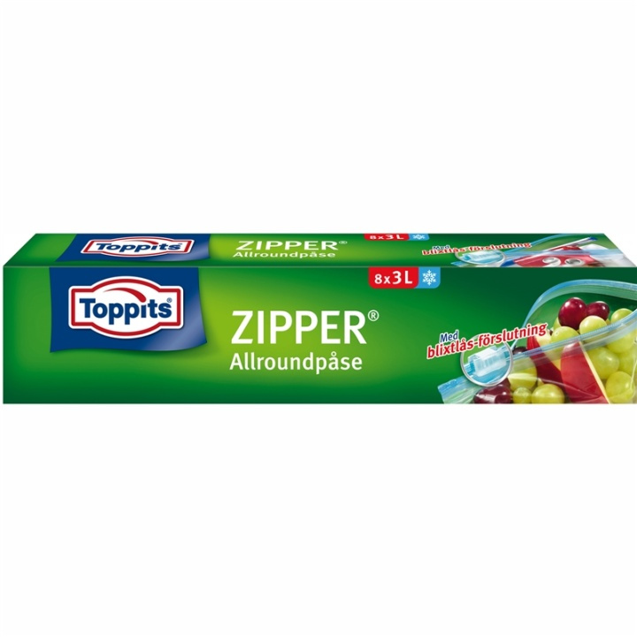 Toppits ZIPPER 3L 12st DFP in de groep HUISHOUDEN & TUIN / Keukengerei / Overige keukengereedschap bij TP E-commerce Nordic AB (38-91651)