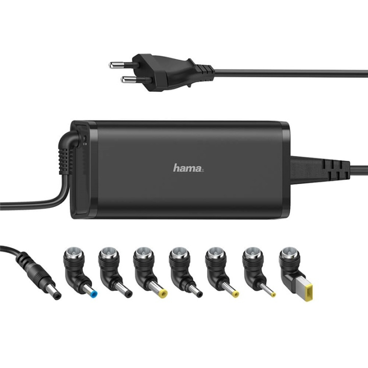 HAMA Power Supply Universal 100-240V 15-19V/90W 8x Adapter in de groep COMPUTERS & RANDAPPARATUUR / Computerkabels / Elektrische kabels bij TP E-commerce Nordic AB (38-91859)