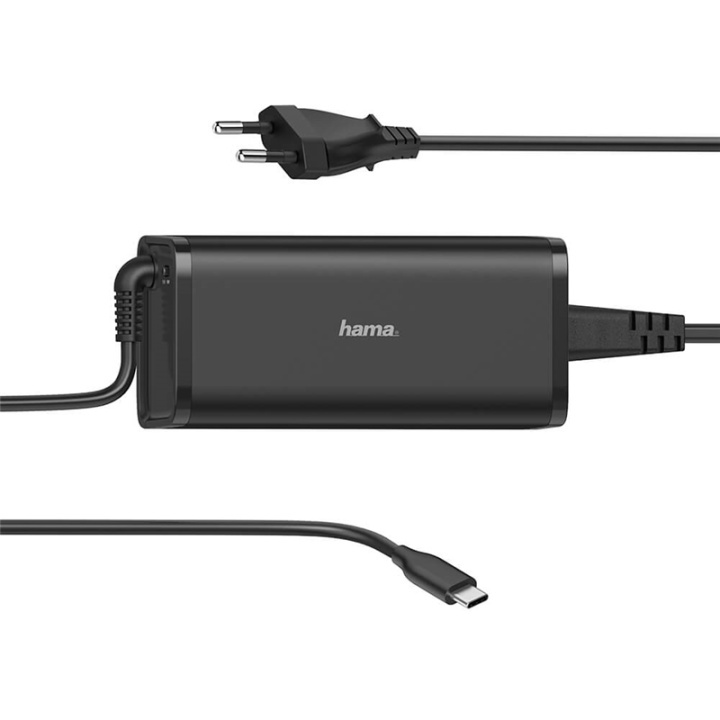 HAMA Power Supply USB-C 100-240V 5-20V/100W in de groep COMPUTERS & RANDAPPARATUUR / Computerkabels / Elektrische kabels bij TP E-commerce Nordic AB (38-91863)