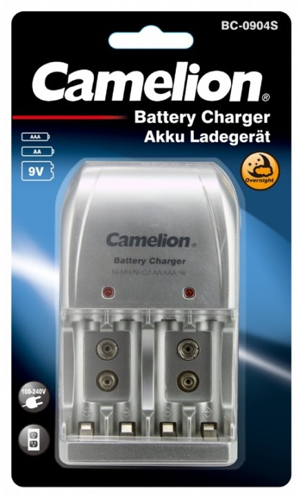 Camelion BC0904S, acculader, zonder batt, in de groep HOME ELECTRONICS / Batterijen & Opladers / Batterijoplader bij TP E-commerce Nordic AB (38-92033)