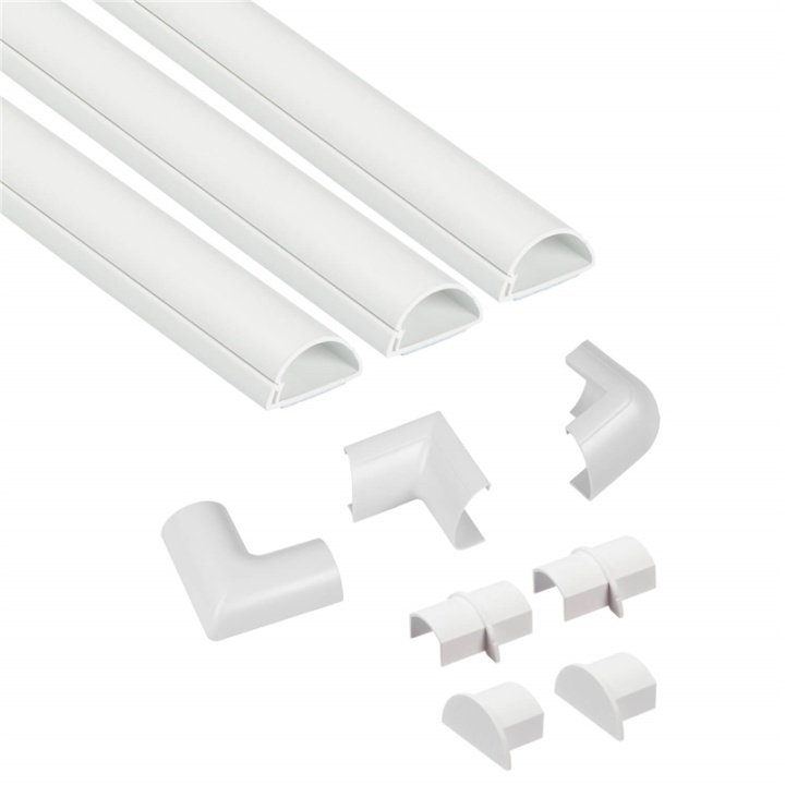 D-LINE Trunking Kit 30x15mm 1.0m 3x Kabelkanal/Tillbehör in de groep HOME ELECTRONICS / Kabels & Adapters / Kabelbeheer bij TP E-commerce Nordic AB (38-92067)