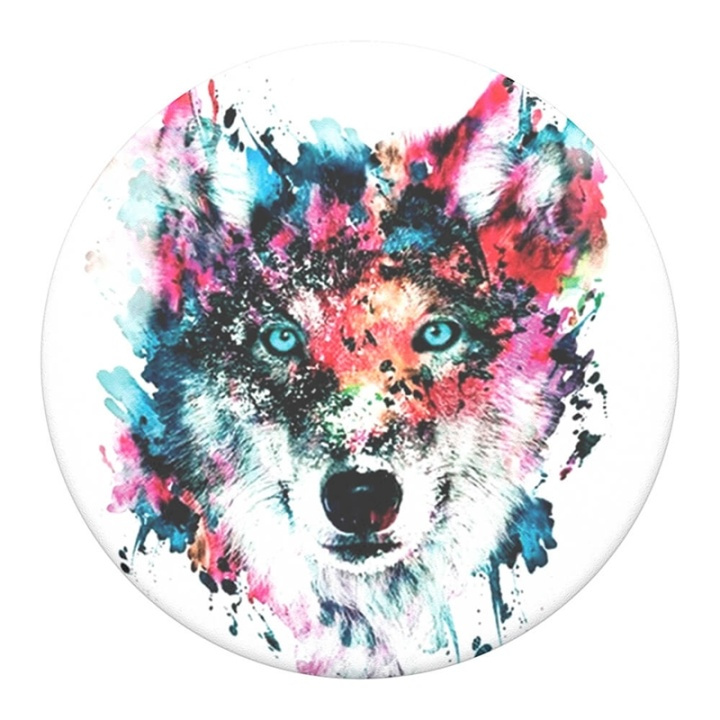 POPSOCKETS Wolf Removable Grip with Standfunction in de groep SMARTPHONE & TABLETS / Overige accessoires / Popsockets bij TP E-commerce Nordic AB (38-92123)