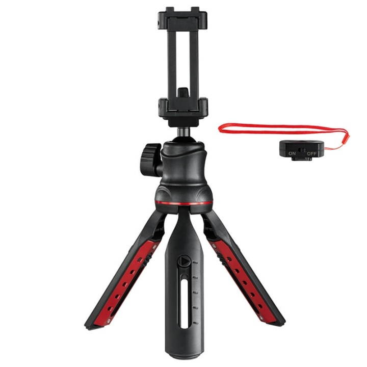 HAMA Table Tripod Solid II 21B BT Svart in de groep HOME ELECTRONICS / Foto & Video / Fotoapparatuur / Statief bij TP E-commerce Nordic AB (38-92163)