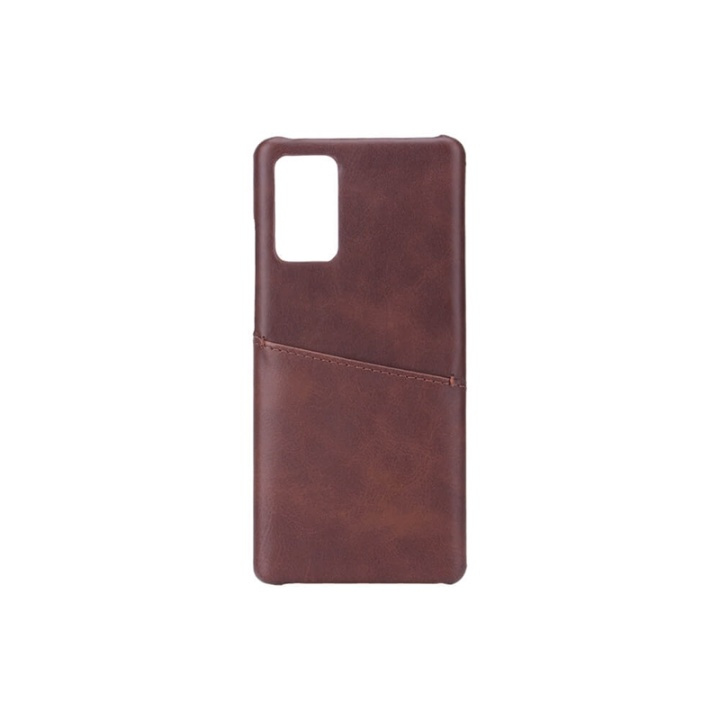 ONSALA Mobile Cover Brown with Cardpocket Samsung Note 20 5G in de groep SMARTPHONE & TABLETS / Mobielbescherming / Samsung bij TP E-commerce Nordic AB (38-92243)