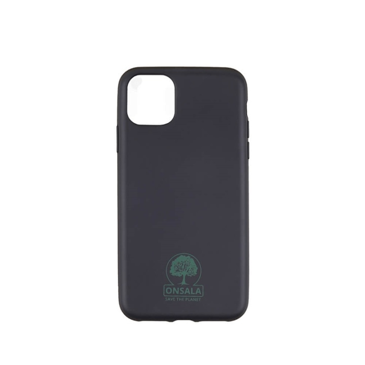 ONSALA ECO Mobile Cover Black iPhone 12 Pro Max in de groep SMARTPHONE & TABLETS / Mobielbescherming / Apple / IPL en laser / Springspeelgoed bij TP E-commerce Nordic AB (38-92262)