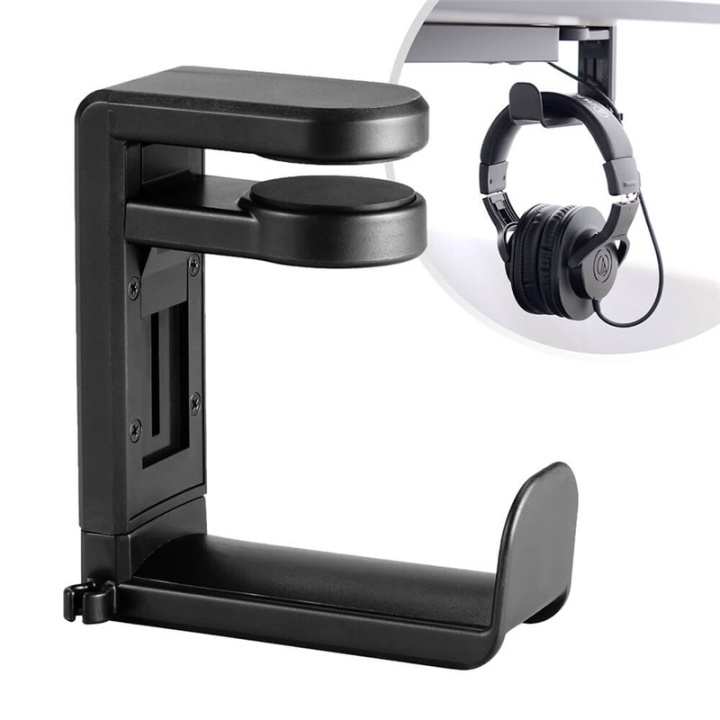 DESIRE2 Holder for Headphone/Headset Black Mount of your Desk in de groep HUISHOUDEN & TUIN / Kantoormateriaal / Overige bij TP E-commerce Nordic AB (38-92368)