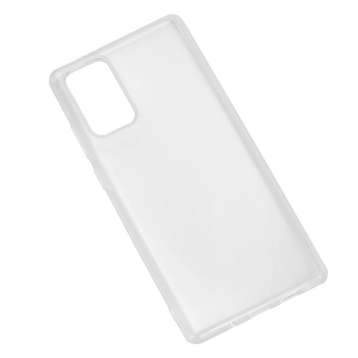 GEAR Mobilecover Transparent TPU Samsung Note 20 5G in de groep SMARTPHONE & TABLETS / Mobielbescherming / Samsung bij TP E-commerce Nordic AB (38-92424)