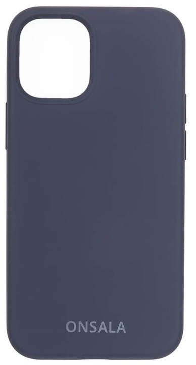 ONSALA Mobile Cover Silicone Cobalt Blue iPhone 12 Mini in de groep SMARTPHONE & TABLETS / Mobielbescherming / Apple / iPhone 12 Mini / Hoesjes bij TP E-commerce Nordic AB (38-92443)