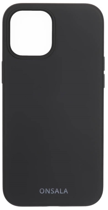 ONSALA Mobile Cover Silicone Black iPhone 12 Pro Max in de groep SMARTPHONE & TABLETS / Mobielbescherming / Apple / IPL en laser / Springspeelgoed bij TP E-commerce Nordic AB (38-92450)