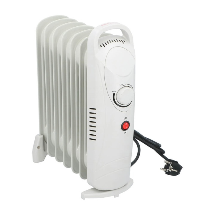 ALPINA Oil Heater 850W White in de groep HUISHOUDEN & TUIN / Ventilatoren & Klimaatproducten / Radiatoren bij TP E-commerce Nordic AB (38-92481)