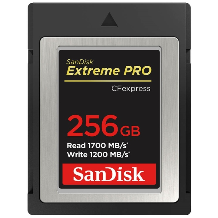 SANDISK Cfexpress Extreme PRO 256GB 1700MB/s 1200MB/s in de groep HOME ELECTRONICS / Opslagmedia / Geheugenkaarten / CFExpress bij TP E-commerce Nordic AB (38-92502)