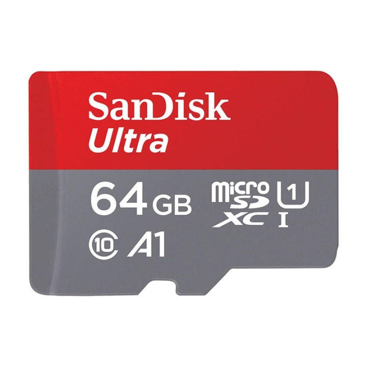 SANDISK MicroSDXC Foto Ultra 64GB 120MB/s UHS-I Adap in de groep HOME ELECTRONICS / Opslagmedia / Geheugenkaarten / MicroSD/HC/XC bij TP E-commerce Nordic AB (38-92506)