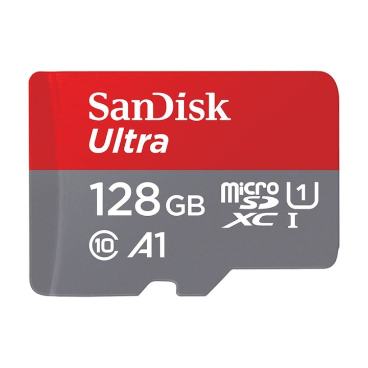 SANDISK MicroSDXC Foto Ultra 128GB 120MB/s UHS-I Adap in de groep HOME ELECTRONICS / Opslagmedia / Geheugenkaarten / MicroSD/HC/XC bij TP E-commerce Nordic AB (38-92507)
