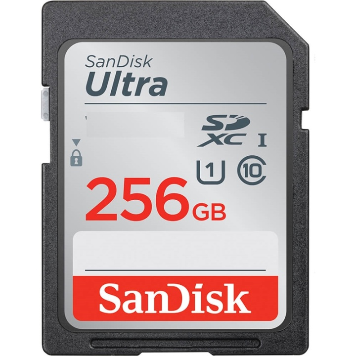 SANDISK Minneskort SDXC Ultra 256GB 120MB/s in de groep HOME ELECTRONICS / Opslagmedia / Geheugenkaarten / SD/SDHC/SDXC bij TP E-commerce Nordic AB (38-92511)