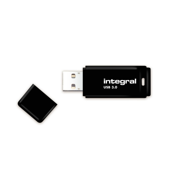 INTEGRAL Pendrive Black (64GB | USB 3.0) in de groep HOME ELECTRONICS / Opslagmedia / USB-geheugen / USB 3.0 bij TP E-commerce Nordic AB (38-92612)
