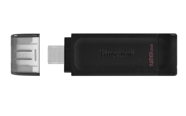 Kingston pendrive DT70 (128GB | USB-C) in de groep HOME ELECTRONICS / Opslagmedia / USB-geheugen / USB 3.2 bij TP E-commerce Nordic AB (38-92615)