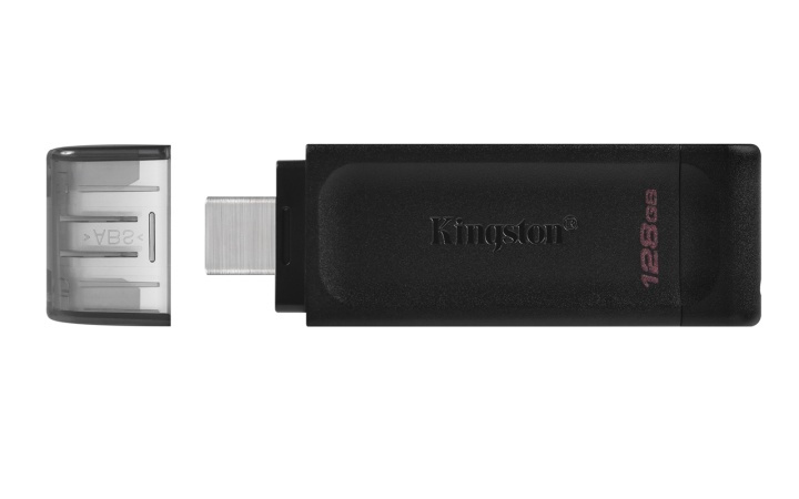 Kingston pendrive DT70 (128 GB | USB-C) in de groep HOME ELECTRONICS / Opslagmedia / USB-geheugen / USB 3.2 bij TP E-commerce Nordic AB (38-92615)