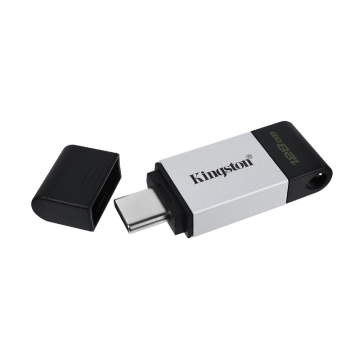 Kingston pendrive DT80 (128GB | USB-C) in de groep HOME ELECTRONICS / Opslagmedia / USB-geheugen / USB 3.1 bij TP E-commerce Nordic AB (38-92617)